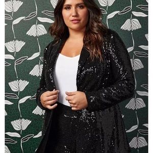 Torrid Sylvia Mollie Sequin Blazer 2X NWT